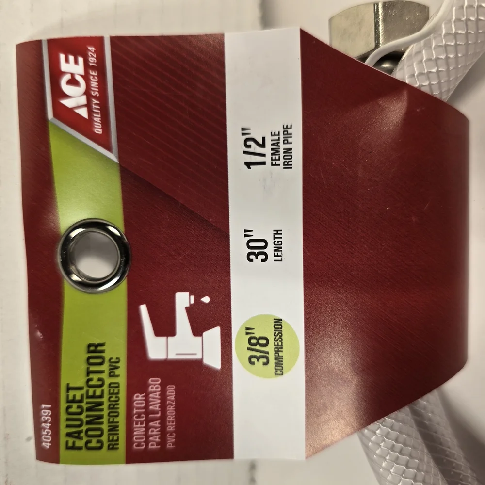 Red and White‎ Bath Accessories Flexible Hose